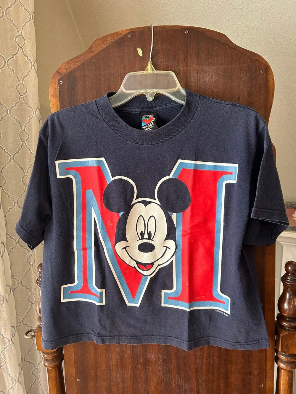 Vintage 90s Mickey Unlimited Jerry Leigh Big Logo Crop T-Shirt Women’s small
